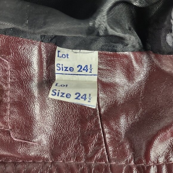 General Leather Women's Two Button Chocolate Leather Coat Jacket Size 24.5 - Picture 12 of 13